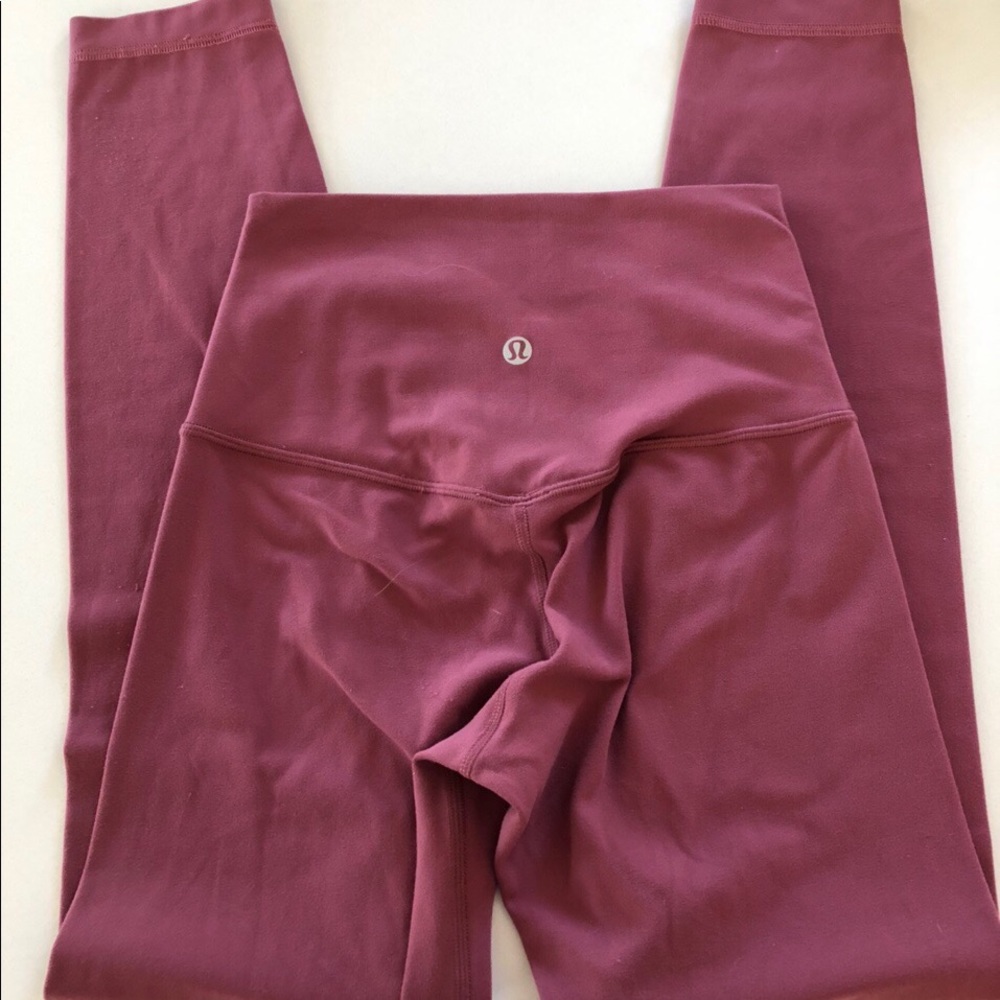 💢SOLD💢Align Pant, Misty Merlot 25” - Picture 3 of 8